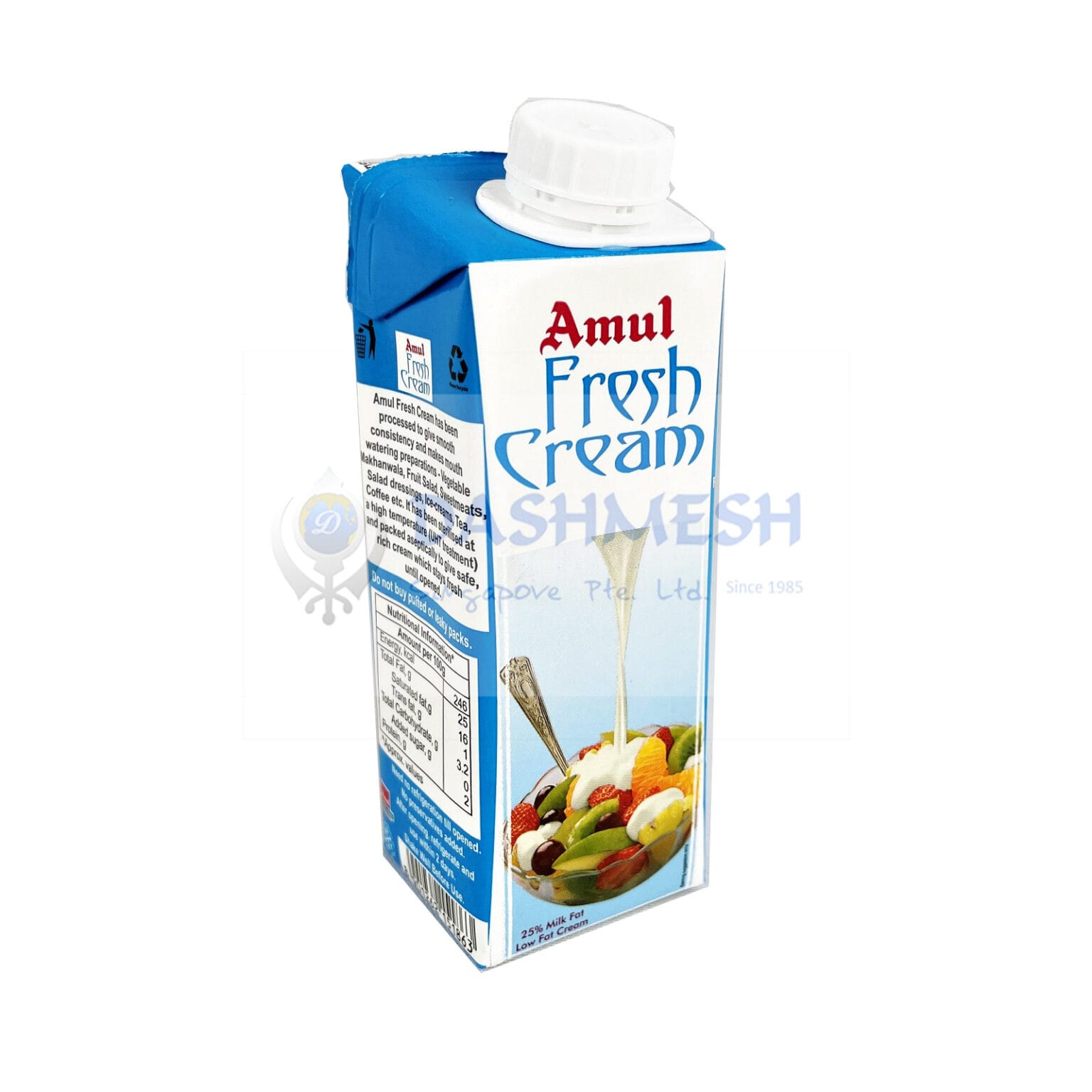 Amul Fresh Cream 250ml - Dashmesh