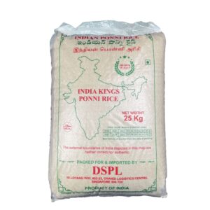 India Kings Ponni Rice 25Kg