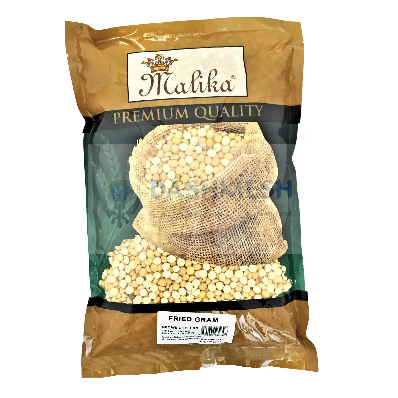 Malika Fried Gram (Pottukadalai) 500g & 1Kg - Image 2