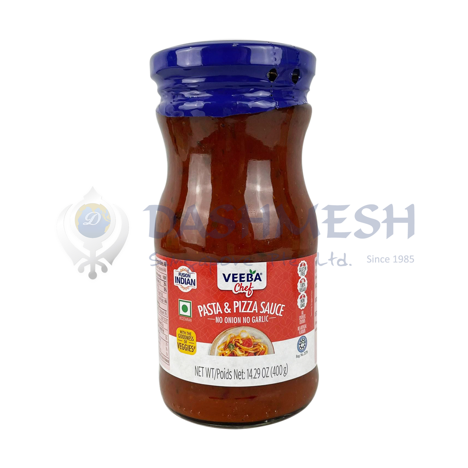 Veeba Pasta & Pizza Sauce (No Onion No Garlic) 400g