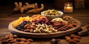 dried nuts and fruits