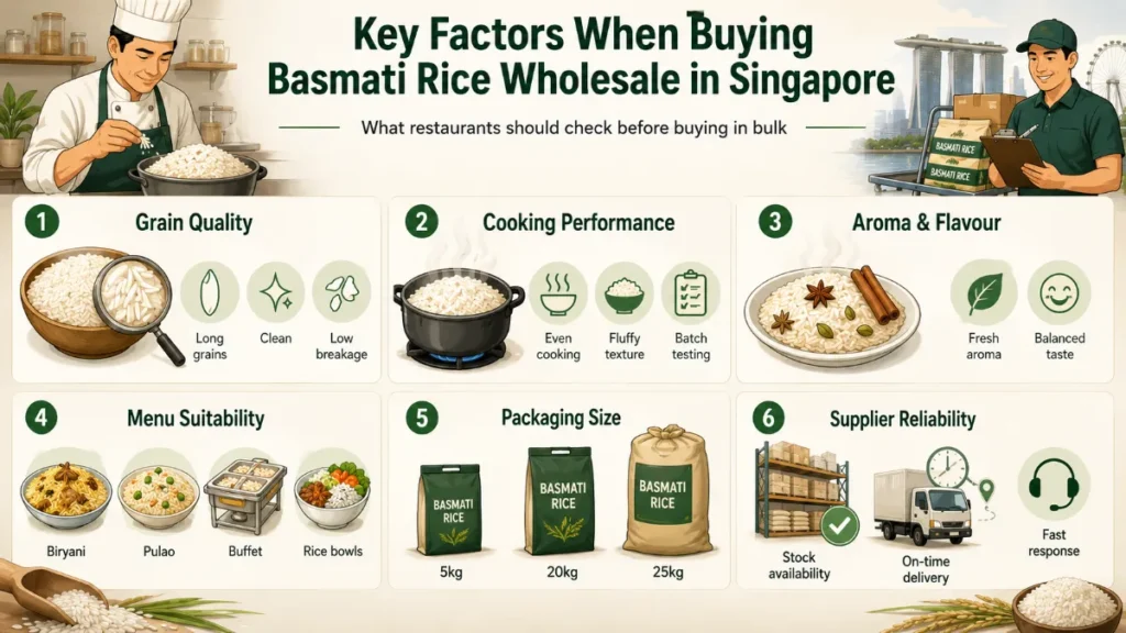 Basmati selection checklist