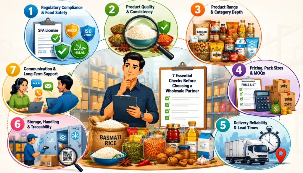 food supplier checklist singapore