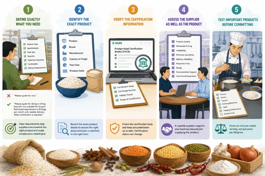 halal food identification