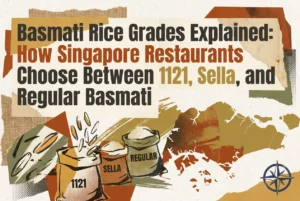 Professional header image for comparison analysis: Basmati Rice Grades Explained: How Singapore Restaurants ...
